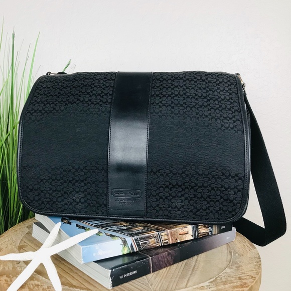 Coach Other - COACH BLACK JACQUARD C MESSENGER BAG